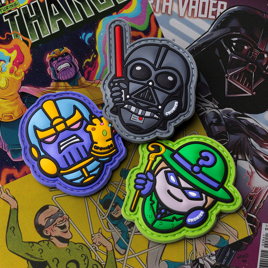 Cronies PVC Velcro Patch Collection