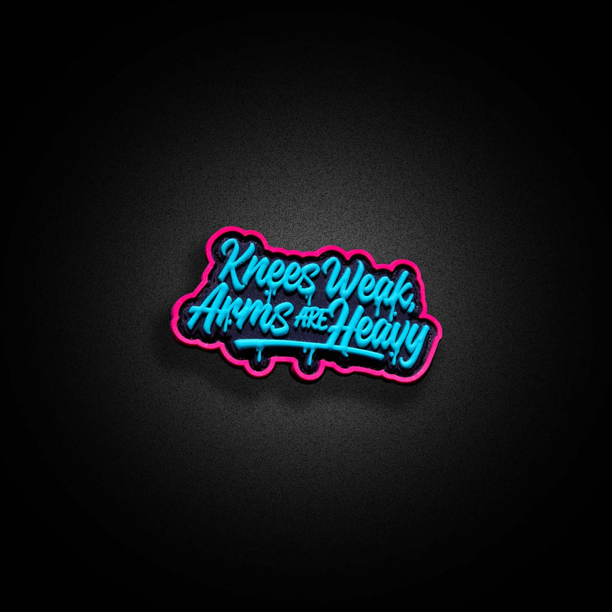 Knees Weak Arms are Heavy RE Patch - theproperpatch