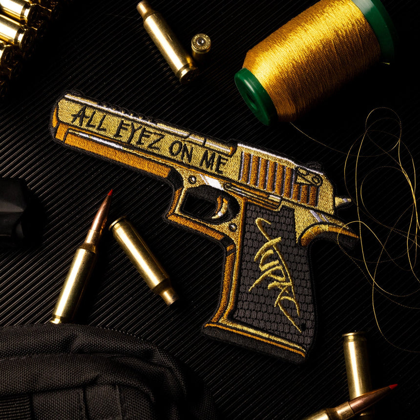 Rap Gods XL All Eyez Desert Eagle Patch - theproperpatch