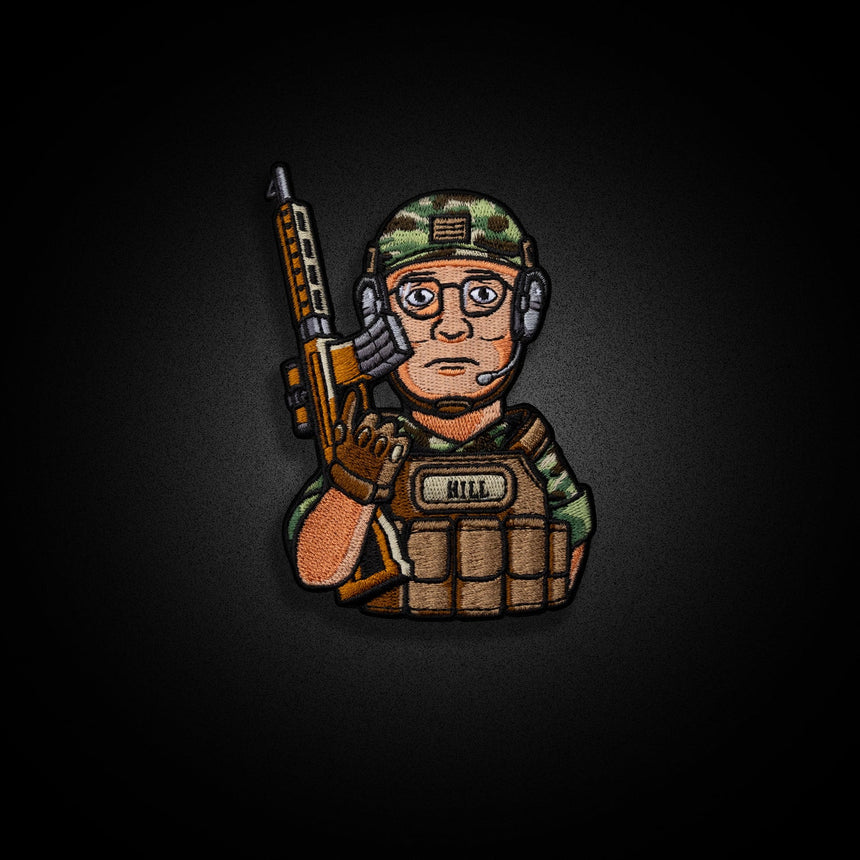 Toy operator Hank Hill Patch - theproperpatch