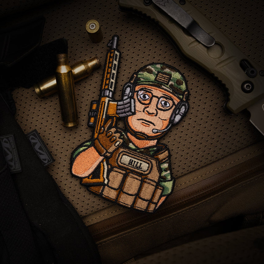 Toy operator Hank Hill Patch - theproperpatch