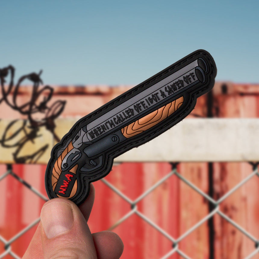 N.W.A. Sawed Off XL PVC Mini Patch - theproperpatch