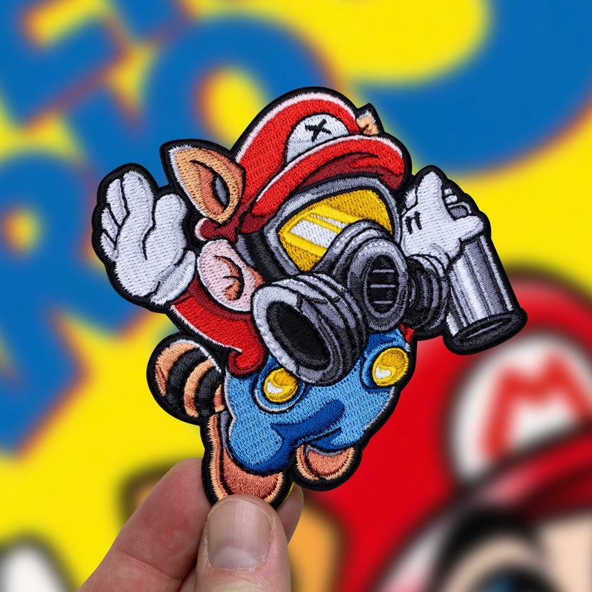 Street King Mario Velcro Patch - theproperpatch