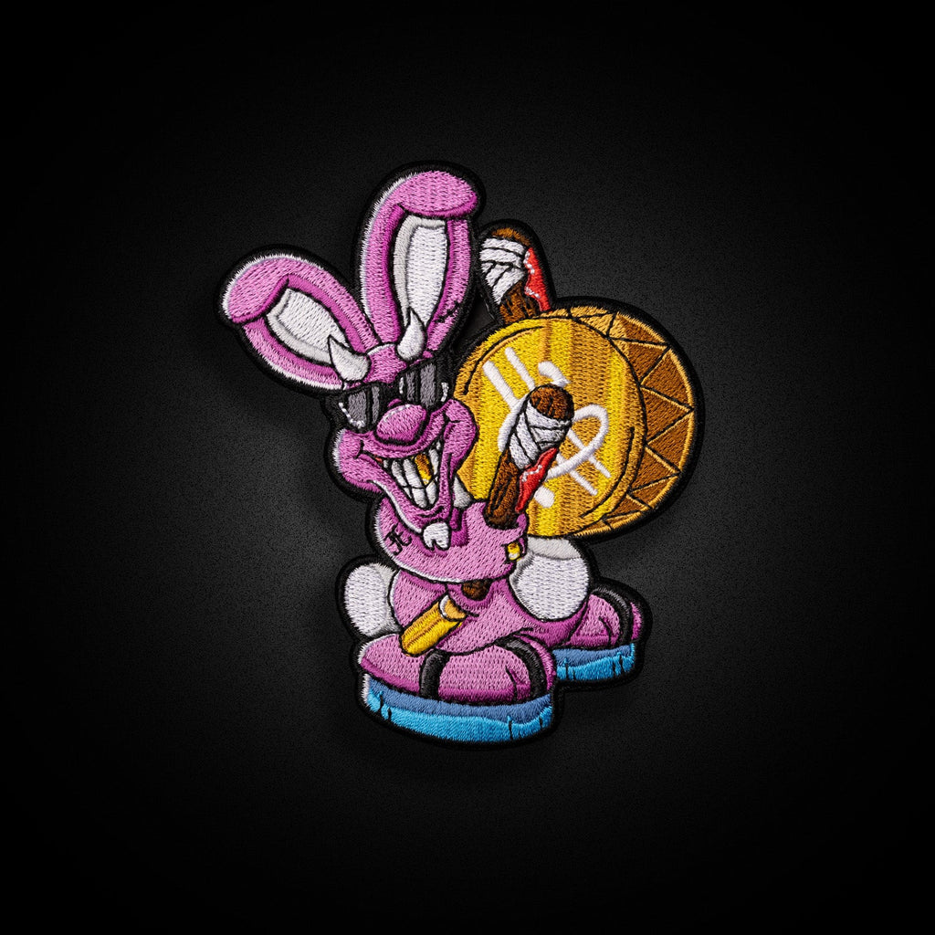 The Bunny Evil Empire Threaded Velcro Patch – theproperpatch