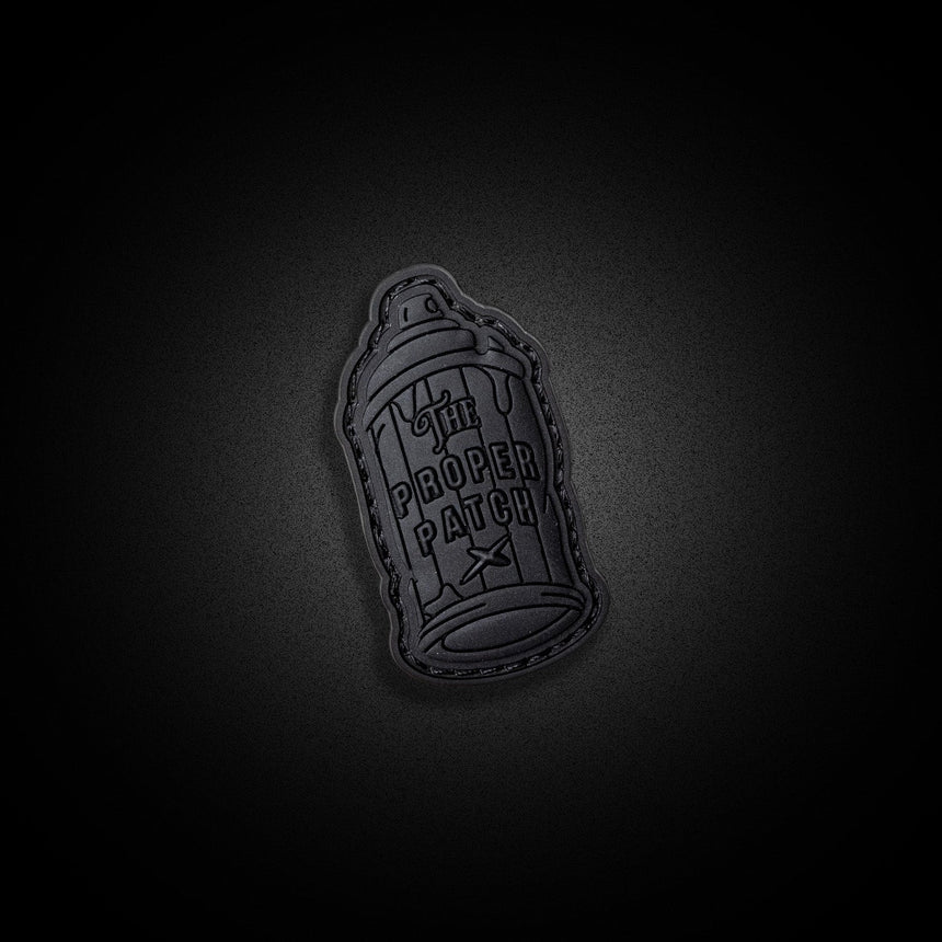 Toxic Can Murdered Out Mini Patch - theproperpatch