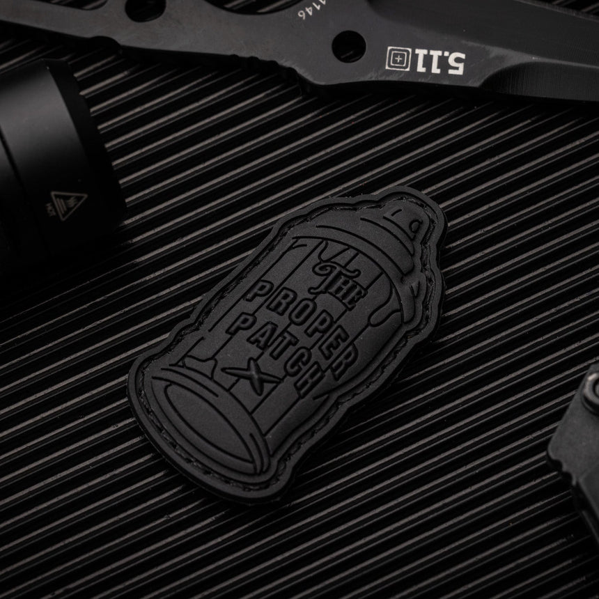 Toxic Can Murdered Out Mini Patch - theproperpatch