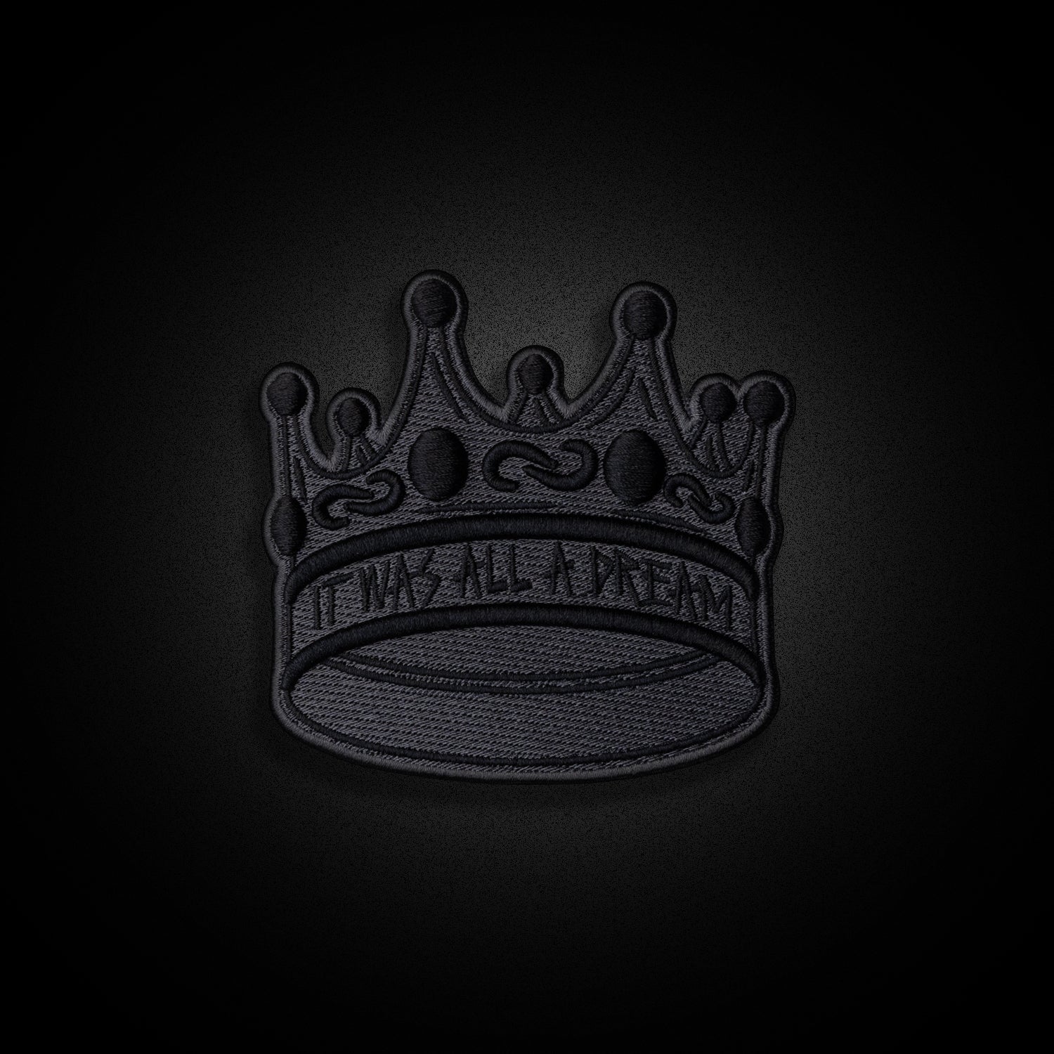 Biggies Crown MO Threaded Puff Velcro Patch – theproperpatch