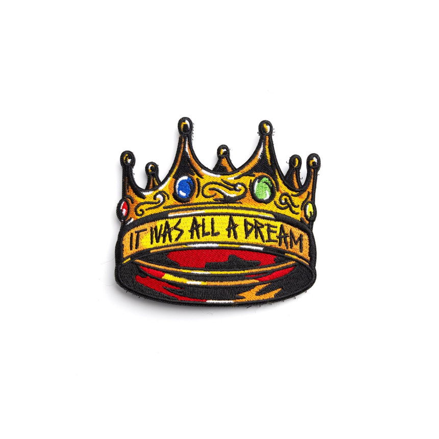 Biggies Crown Rap Gods : Threaded Patch - theproperpatch