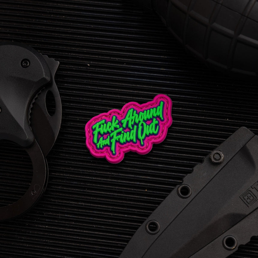 Fuck Around And Find Out Slayings : PVC Ranger Eye Patch - theproperpatch