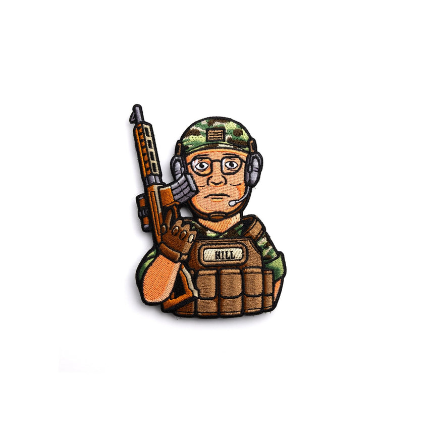 Hank Hill Toy Operator : Threaded Patch - theproperpatch
