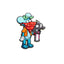 Itchy And Scratchy Street King : Threaded Patch - theproperpatch