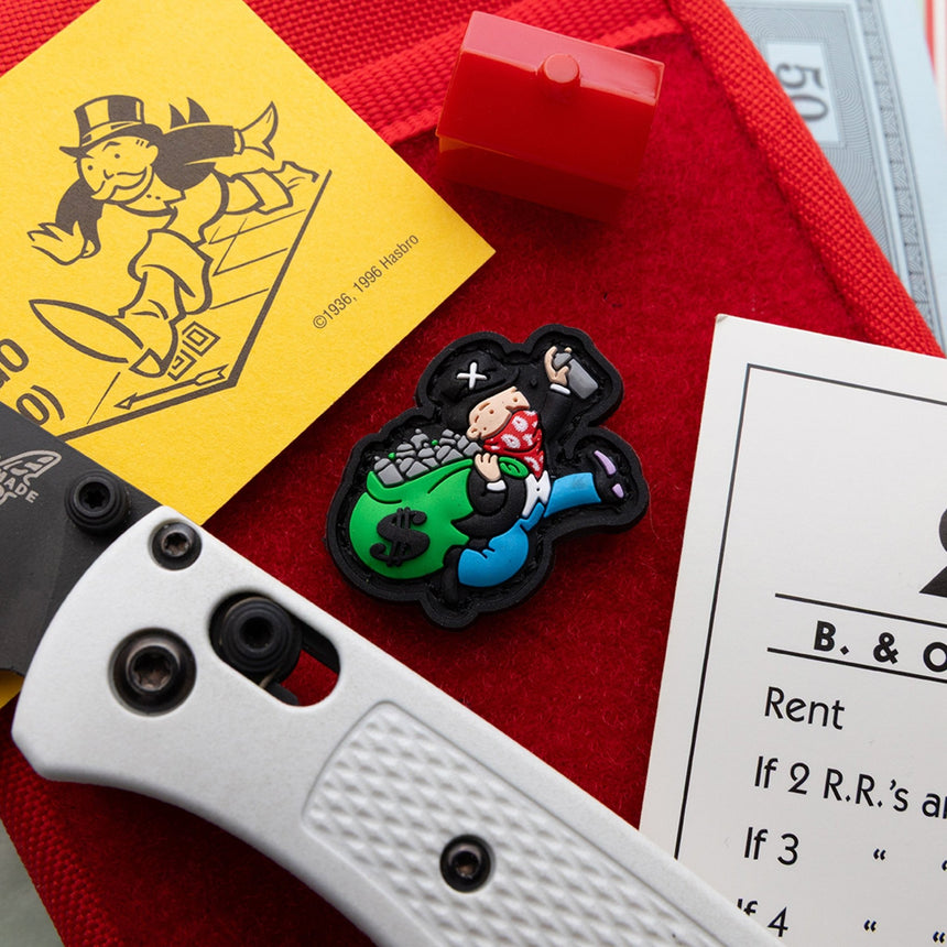 Monopoly Man Mini Street King : PVC Ranger Eye Patch - theproperpatch