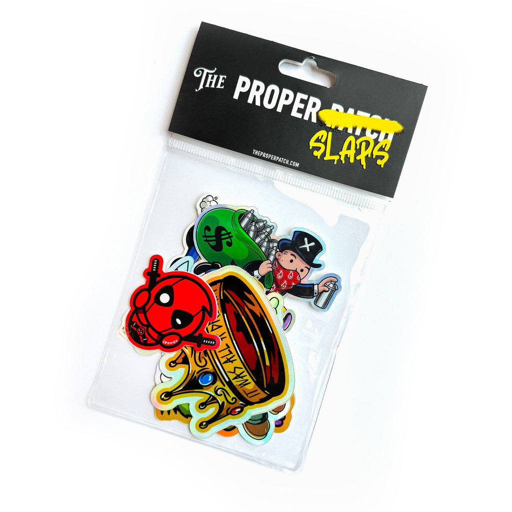 Six Stickers Slap Pack #1 – theproperpatch