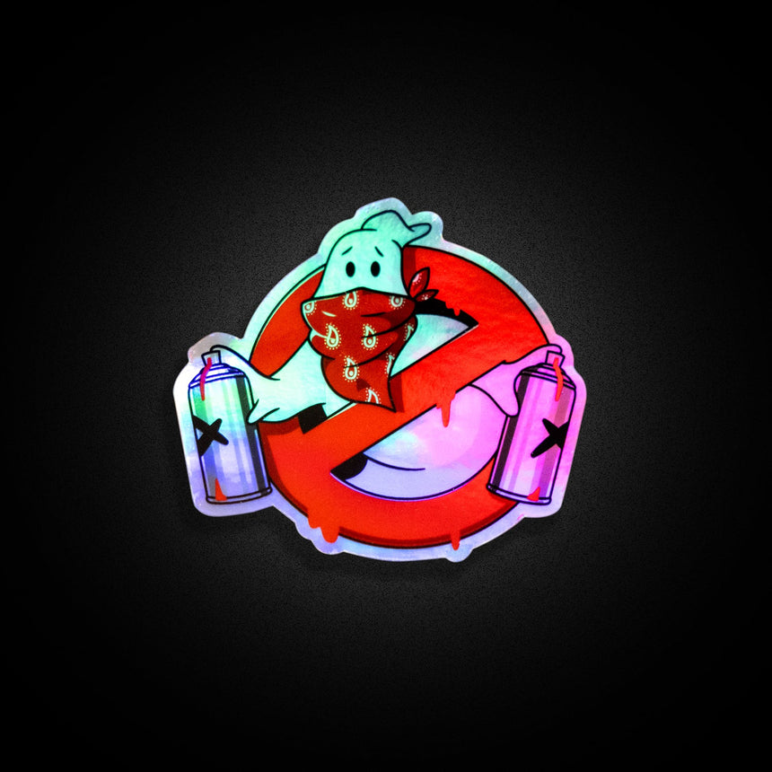 Street King Buster Halo Sticker - theproperpatch