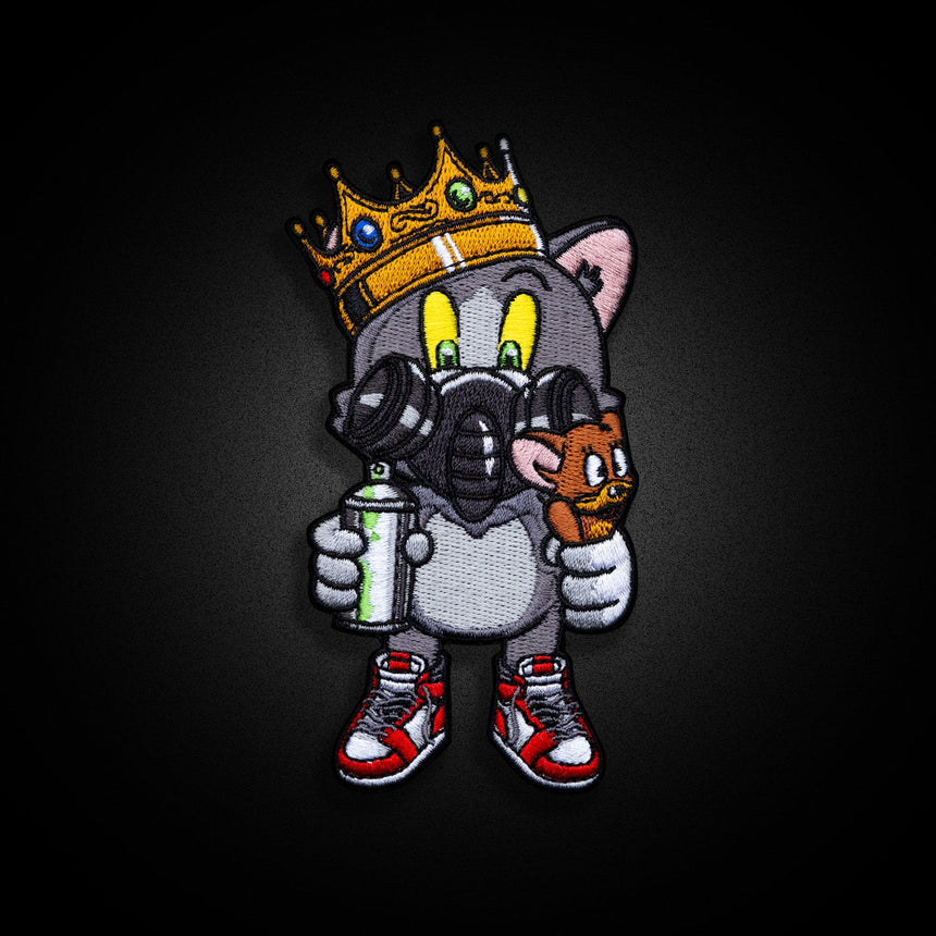 Street King Cat and Mouse Patch - theproperpatch