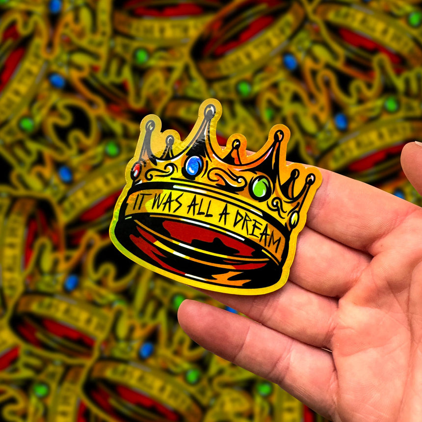 Men Crown Sticker Biggies Crown Halo Sticker – theproperpatch