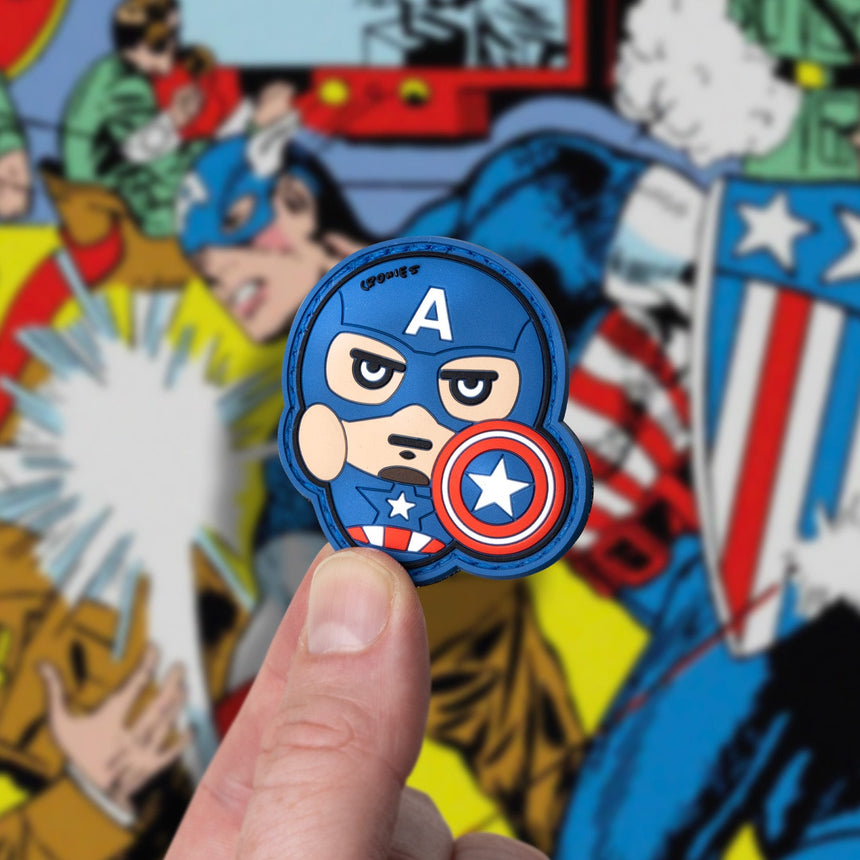 Captain America Cronies PVC Morale Patch #31 - theproperpatch
