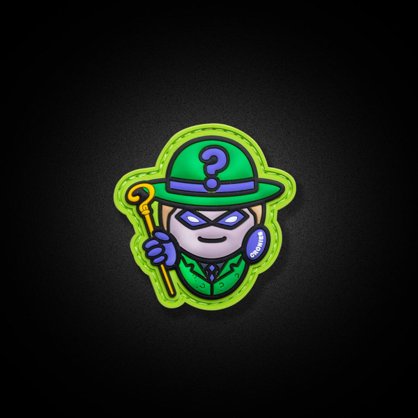 Riddler Cronies PVC Morale #18 patch designed by The Proper Patch