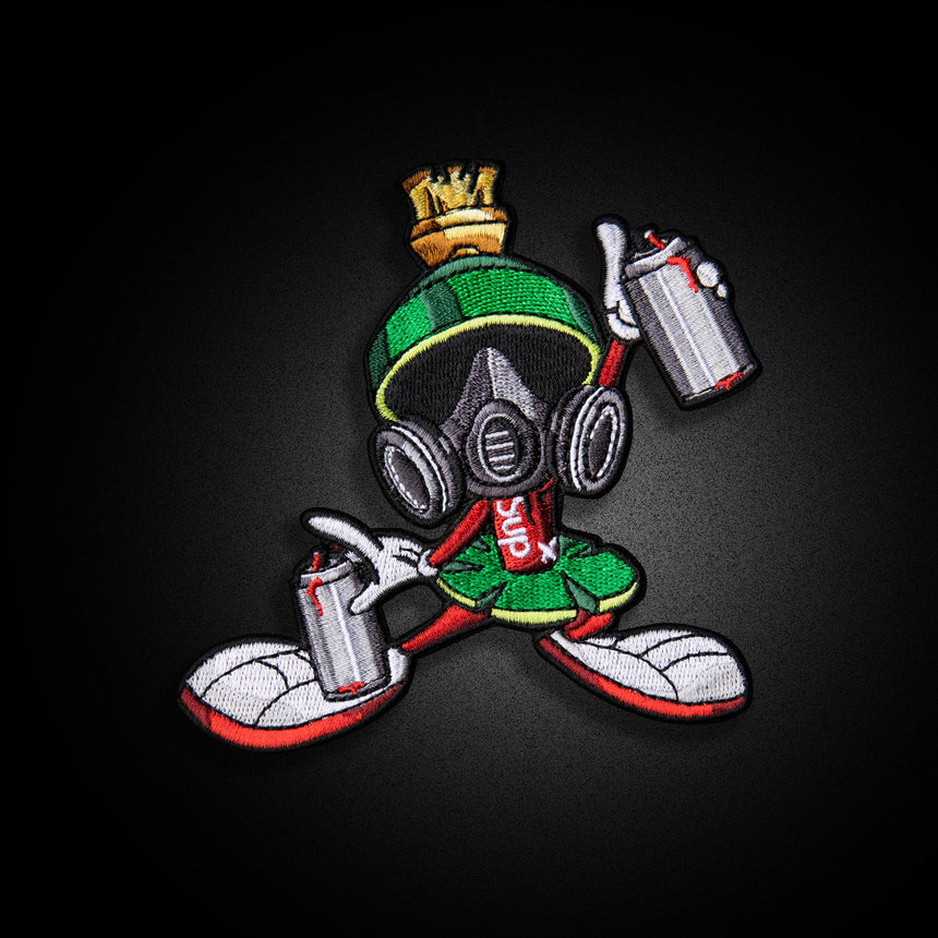 Street King Mickey Skully Threaded Patch – theproperpatch