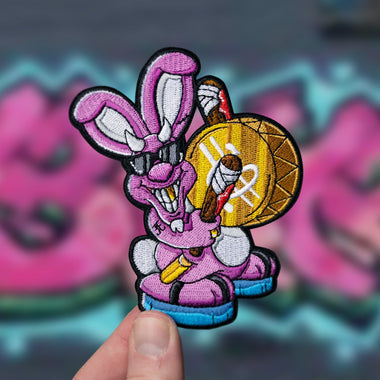 The Bunny Evil Empire Threaded Velcro Patch – theproperpatch