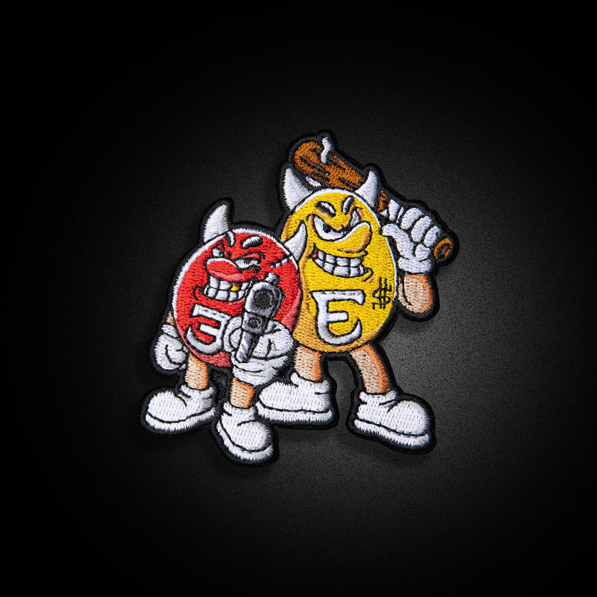 Street King Mickey Skully Threaded Patch – theproperpatch