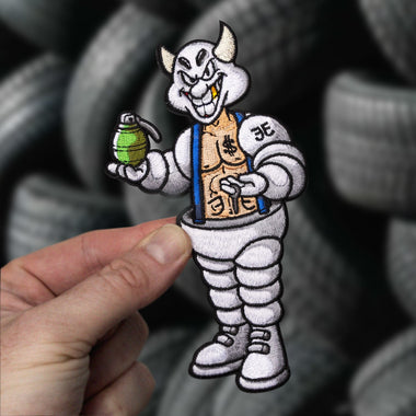 The Tire Evil Empire Threaded Velcro Patch – theproperpatch